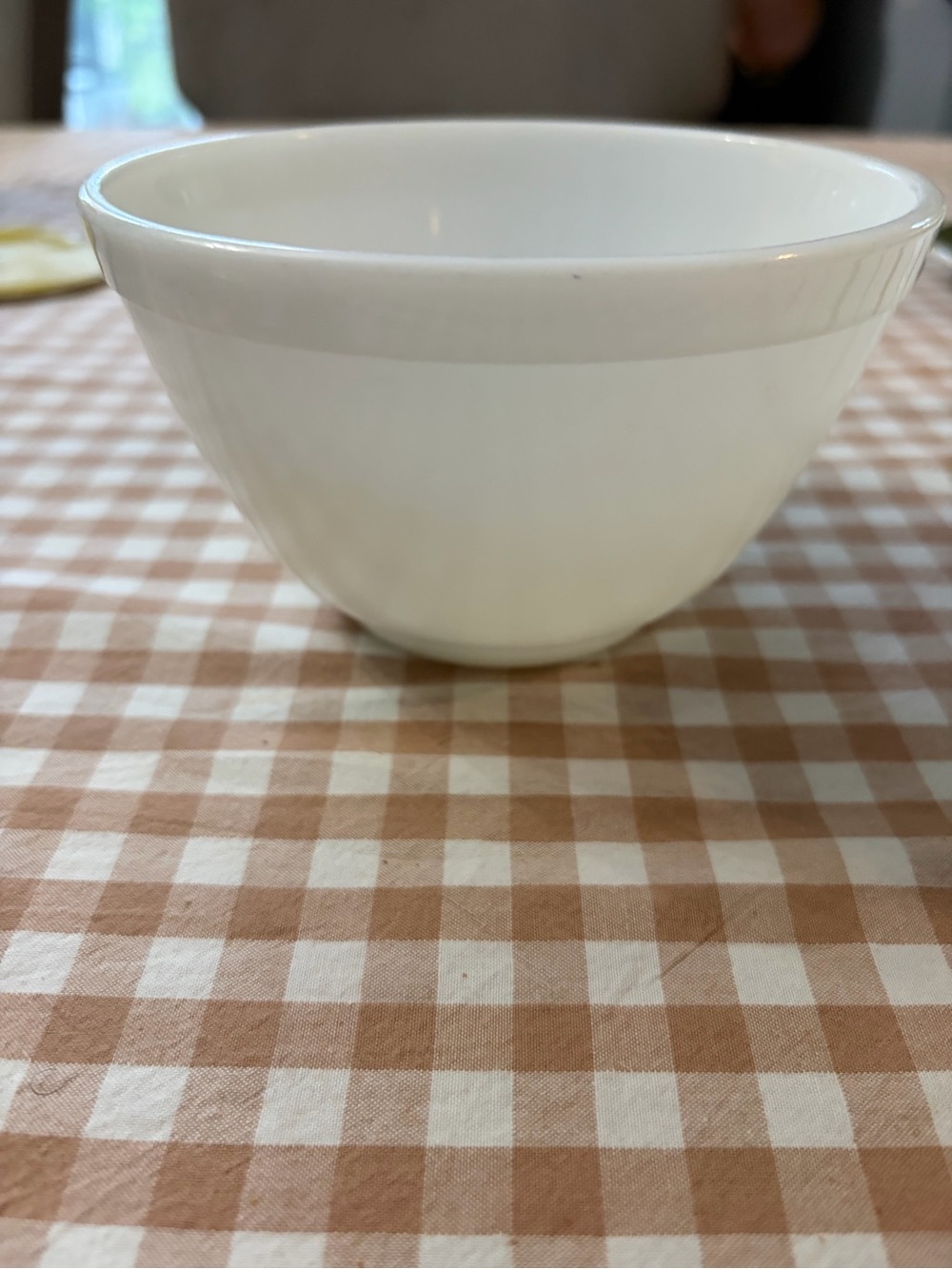 Pyrex White Glass Serving Bowl